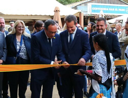 El president del Parlament, Josep Rull, inaugura la Fira de Calella i l’Alt Maresme