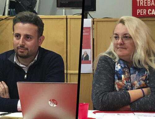 Dos regidors del PSC, Soufian Laroussi i Eva Cuadros, competeixen per liderar l’agrupació local