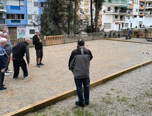 El parc infantil dels Codina incorpora una zona de petanca i d’exercici