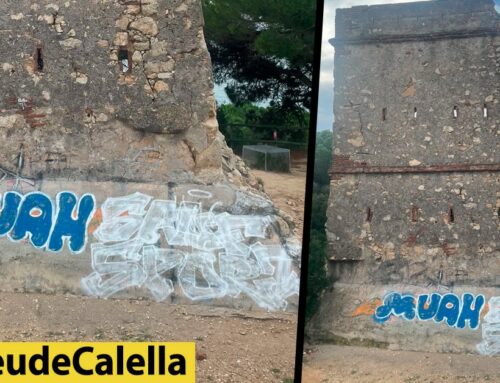 Tornen a vandalitzar les Torretes pintant grafits