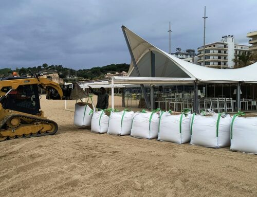 Sacs per protegir les guinguetes de temporals i inundacions