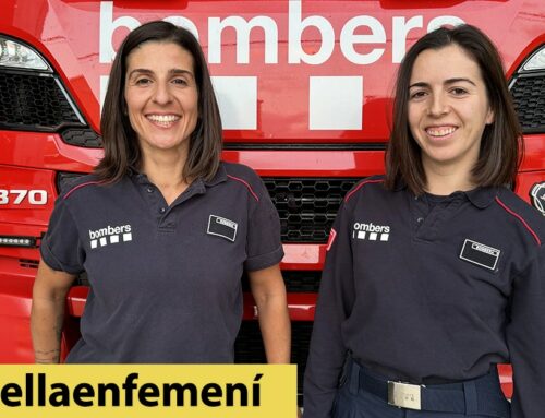 Maria Casanova i Anna Eguiluz, bomberes del parc de Pineda: “Els rols han de deixar d’estar tan estereotipats”